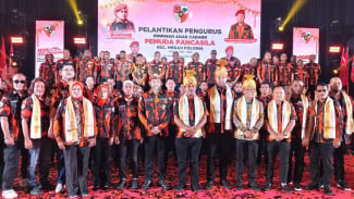 Lantik PAC Pemuda Pancasila Medan Polonia, Rahmaddian Shah: Jadikan Organisasi Ini Bermanfaat Bagi Masyarakat