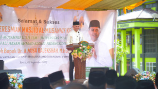 Resmikan Masjid di Padangsidempuan, Ijeck Ajak Rakyat Doakan Prabowo dan Indonesia