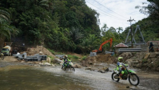 80 Raider Trail dari 3 Provinsi Jajal Trek Ekstrem 6 Kabupaten di Sumut