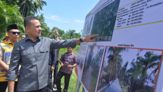 Tinjau Pembangunan Jalan Penghubung di Deliserdang, Ijeck : untuk Menunjang Peningkatan Ketahana Pangan