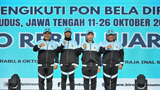Lepas Kontingen Perdana ke PON Bela Diri 2025, Sekda Togap: Sumut Gudangnya Atlet