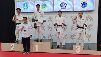 Judoka Diki Hartato Sumbang Emas Perdana Sumut di PON Bela Diri 2025