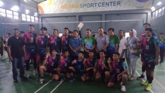 Marelan dan Helvetia Juara Voli Porkot Medan 2025
