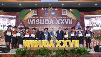 Poltekpar Medan Gelar Wisuda Diikuti 539 Lulusan, Wamenpar: Jadi Lah Inovasi di Sektor Pariwisata di Indonesia
