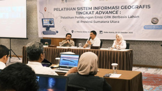 Lewat Pelatihan GIS, Dorong Peningkatan Kepasitas Pengelolaan Emisi GRK Berbasis Lahan di Sumut
