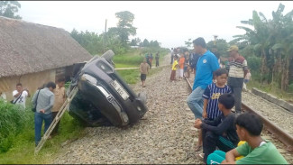 Kereta Api Tertemper Mobil di Deli Serdang, Tewaskan 1 Orang dan 2 Korban Luka-luka