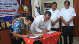 Kolaborasi Pemko Gunungsitoli dan Bank Sumut, Perkuat Pengelolaan Keuangan Daerah