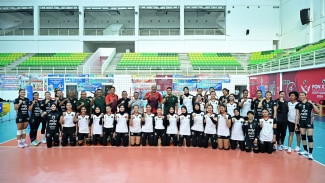 Jelang SEA Games 2025, Timnas Bola Voli Putri Training Centre di Sumut
