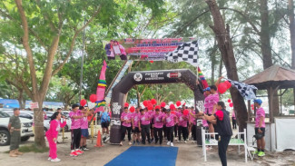Rangkaian Peringatan Hari Ibu, Ratusan Peserta Ramaikan Virtual Run & Powerfit di Sergai