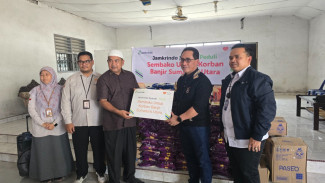PT Penjaminan Jamkrindo Syariah Salurkan Zakat Perusahaan Senilai Rp500 Juta untuk Korban Banjir di Sumatera