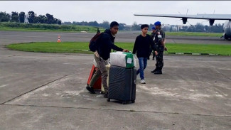 Diangkut Naik Hercules, 80 Korban Banjir di Aceh Dievakuasi ke Kota Medan
