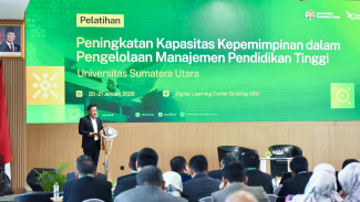 Wujudkan Misi Asta Cita, USU Gelar Pelatihan Peningkatan Kapasitas Kepemimpinan