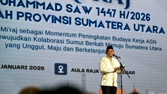 Pemprov Sumut Gelar Peringatan Isra Mikraj, Gubernur Bobby: Butuh Keyakinan untuk Bisa Melaksanakan Tugas