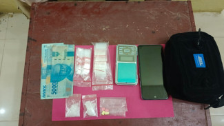 Polisi Tangkap Pengedar Sabu Pinggir Sungai di Kabupaten Padang Lawas