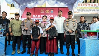Titiek Soeharto Puji Kinerja Polri dalam Penanganan Pascabencana di Tapteng