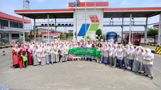Pertamina Sumbagut Berikan Edukasi Energi di Fuel Terminal Medan Kepada Siswa Pesantren Darularafah Raya