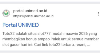 Website Unimed Diretas Jadi Situs Judi Online, Begini Kata Pihak Kampus