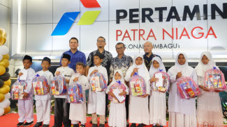 Sambut Ramadan, Pertamina Sumbagut Salurkan Santunan bagi Anak Yatim di Medan