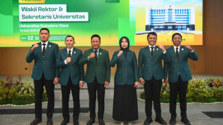 Wakil Rektor dan Sekretaris USU Resmi Dilantik, Prof Muryanto: Harus Bisa Jadi Role Model dalam Menjaga Moral dan Etika