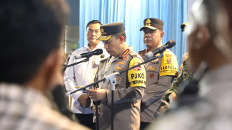 Kapolri Pimpin Langsung Pemantauan Pelaksana Malam Takbiran Secara Nasional dari Kota Medan