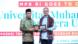 MPR Goes to Campus Sambangi UMSU, Eddy Soeparno: Kebijakan yang Baik Harus Didasarkan Pada Data dan Riset