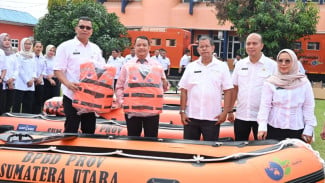 Perkuat Penanganan Bencana, Bank Sumut Serahkan CSR Rp 4,46 Miliar kepada BPBD Sumut