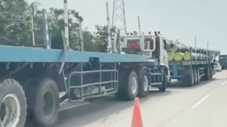 Tabrakan Beruntun Libatkan Tiga Kendaraan di Tol JMKT Kabupaten Sergai, Dua Orang di Larikan ke Rumah Sakit