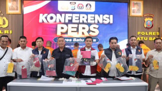 Sikat 17 Tersangka, Polres Batubara Bongkar 10 Kasus Curat dan Curanmor Selama Sebulan