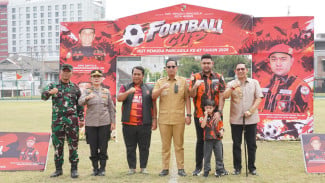 27 Tim Bertarung di Football Cup Pemuda Pancasila Medan, Rico Waas: Tunjukkan Semangat Sportivitas dan Kekeluargaan