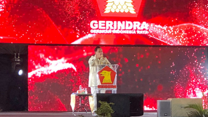 Ketua Umum Partai Gerindra, Prabowo Subianto.