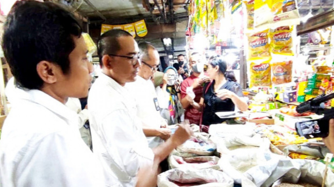 KPPU dan Tim TPID Sumut sidak Pasar Tradisional di Kota Medan.