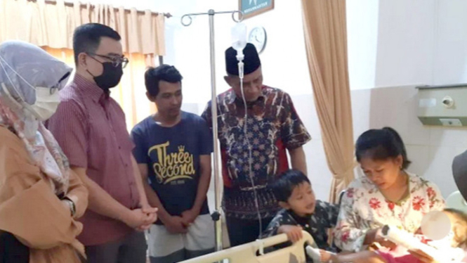 Bayi 8 bulan di Kota Palembang harus kehilangan jarinya.