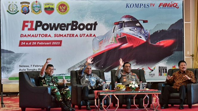 Danau Toba akan menjadi venue F1 Powerboat selama 5 tahun.