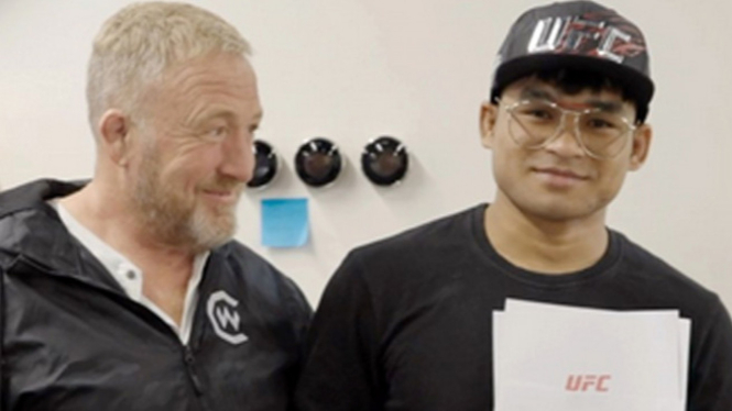 Fighter Indonesia, Jeka Saragih resmi dikontrak UFC.