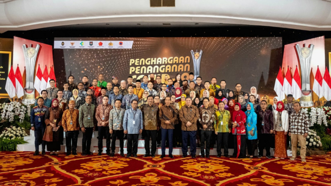 Penerima penghargaan PPKM Award di Jakarta.