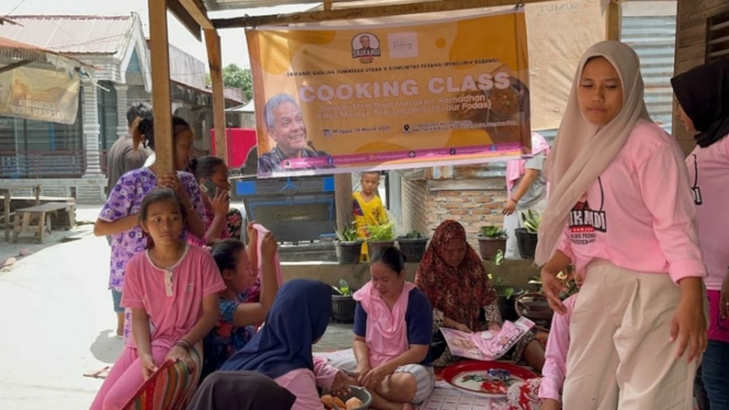 Srikandi Ganjar Sumut gelar cooking class di Tanjungbalai.