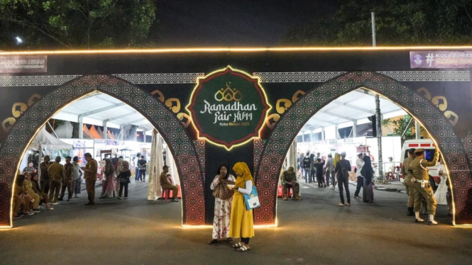 Ramadan Fair 2023 di kawasan Masjid Raya Al-Mashun Medan