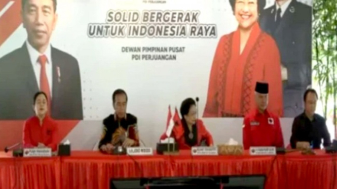 Megawati umumkan Ganjar Pranowo Capres 2024 dari PDIP.