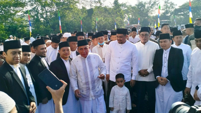 Gubernur Sumut, Edy Rahmayadi dan Wali Kota Medan Bobby Nasution