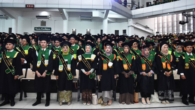 Wisuda 2.437 lulusan mahasiswa USU periode III 2022/2023.