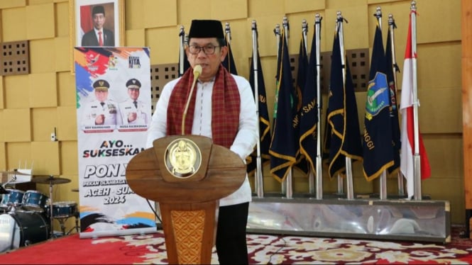 Ketua umum Ikatan Keluarga Besar Bayur Kota Medan, H Ahmad Arif MM.