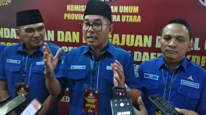 Ketua DPD Demokrat Sumut, M Lokot Nasution.