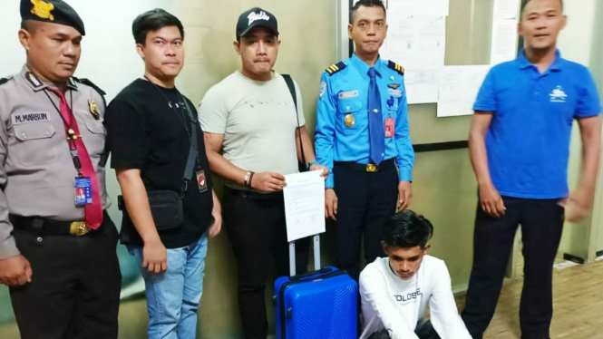 Pria asal Langsa-Aceh, W ditangkap bawa sabu 2,1 kg di Bandara Kualanamu.