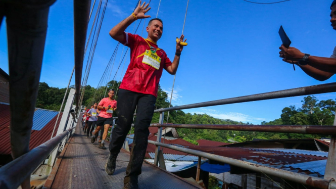 Wagub Sumut Musa Rajekshah mengikuti Bukit Lawang Orangutan Trail (BLOT) 2023.