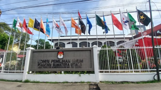 Kantor KPU Provinsi Sumut.