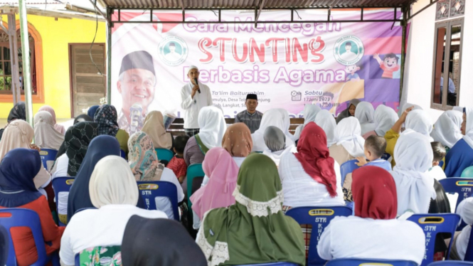 TGS Ganjar Sumut berikan pemahaman cegah Stunting secara islami kepada kaum ibu di Langkat.