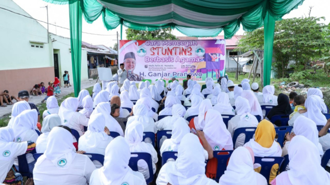 TGS Ganjar Sumut edukasi masyarakat tekan penurunan stunting berbasis agama.