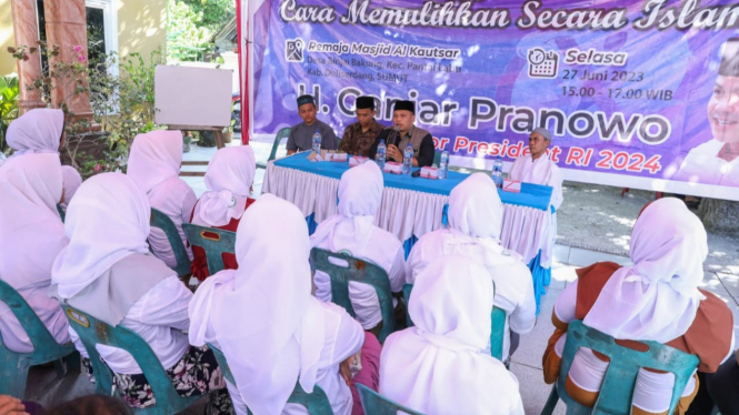 TGS Ganjar edukasi masyarakat penyuluhan narkoba secara Islami.