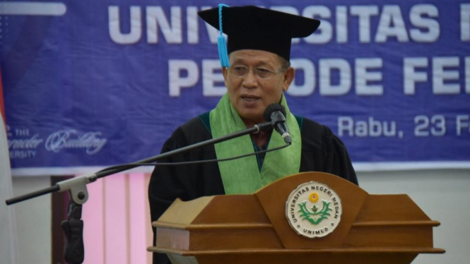 Ketua Senat UNIMED, Prof Syawal Gultom.