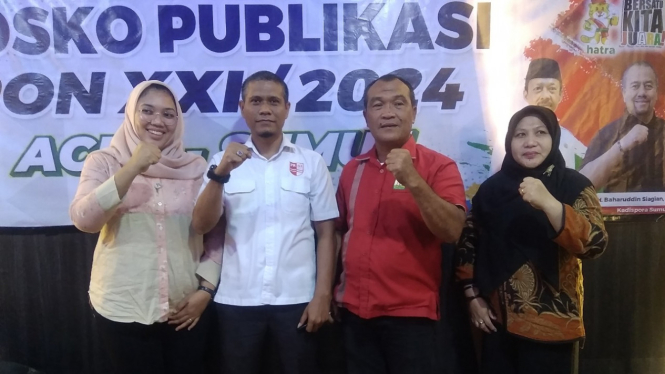 Sekretaris Pengprov PRSI Sumut, Wildan Diapari (kemeja putih).